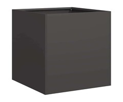 Vidaxl Design Pflanzkübel 40x40x40 cm aus Stahl Schwarz - 39% Rabatt