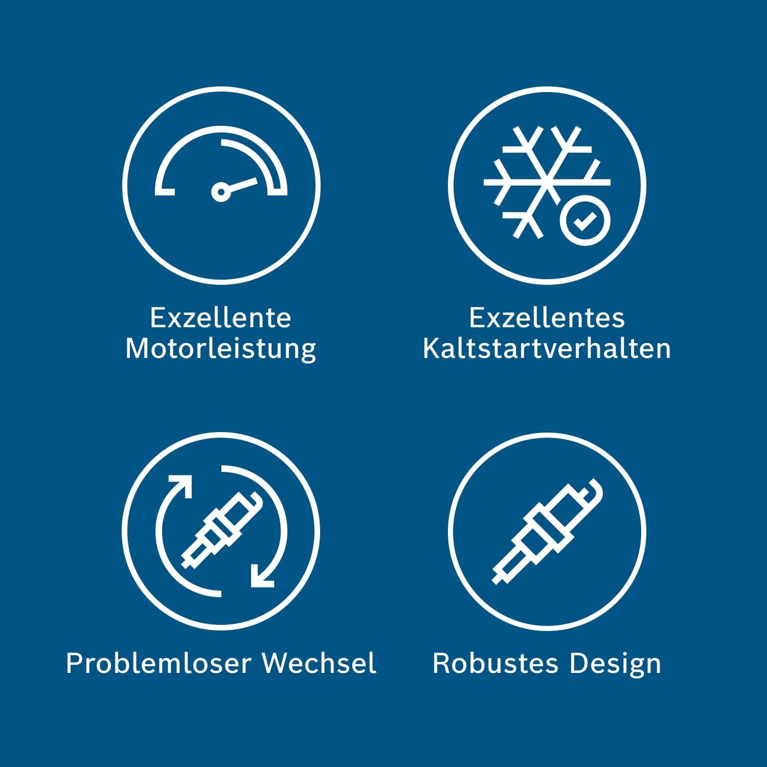 Iridium Zündkerzen 4er Set - 0242129804 - 32% Rabatt