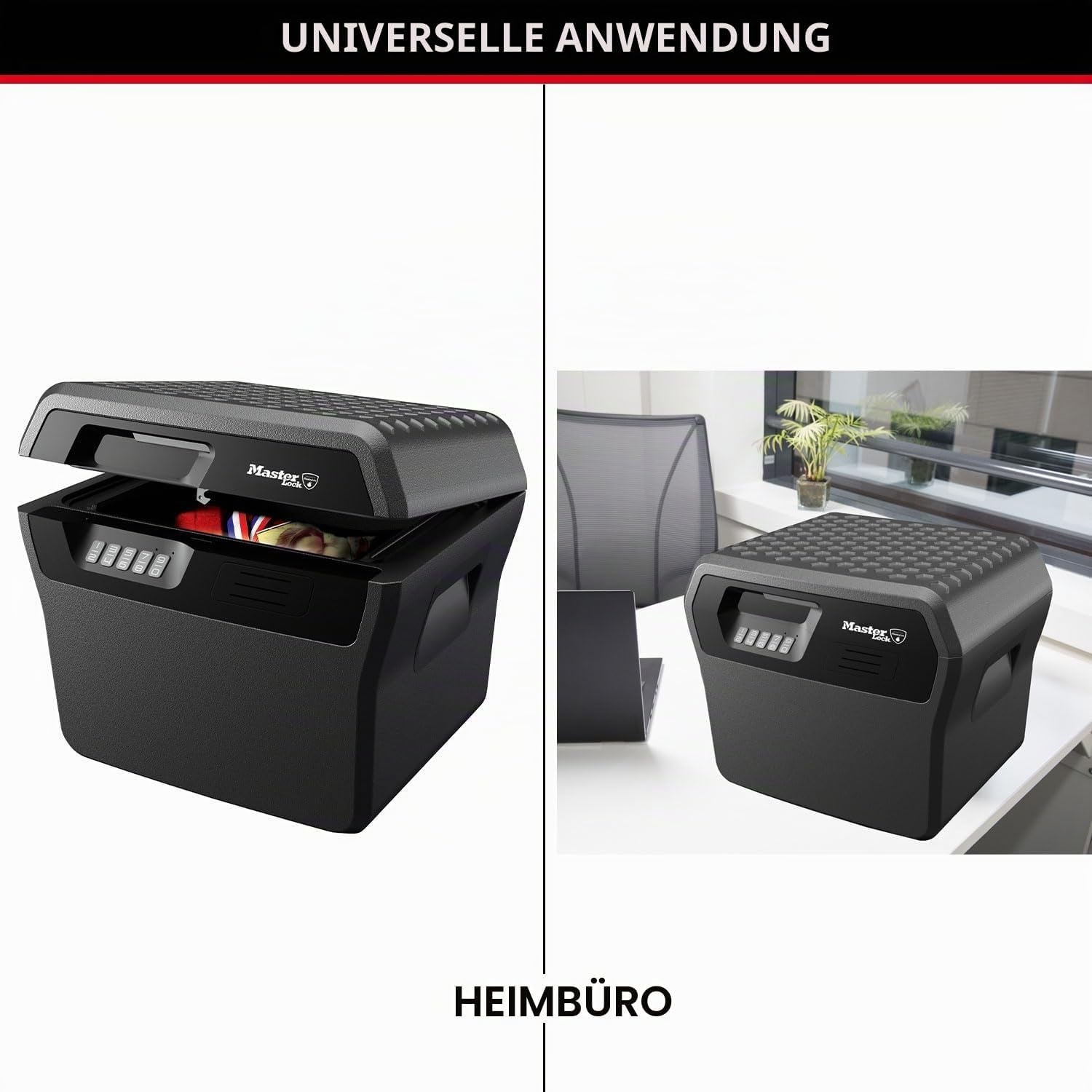 Feuerfester Dokumententresor 18,5L - Elektronisches Zahlenschloss - 30% Rabatt