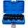 16-tlg. Schraubenausdreher-Satz 1/2", 8-27mm, Blauw, S - 33% Rabatt