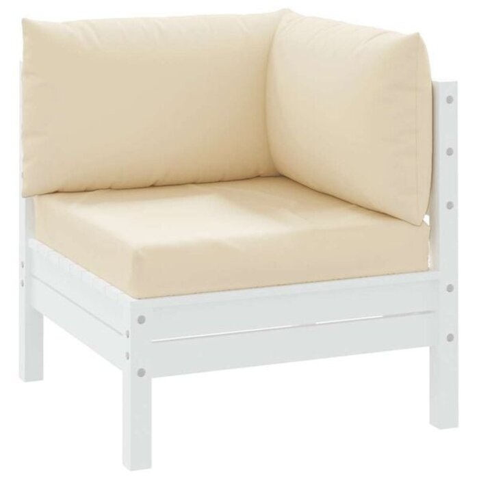 Palettenkissen-Set, 3-tlg., Oxford-Gewebe, Beige - 33% Rabatt