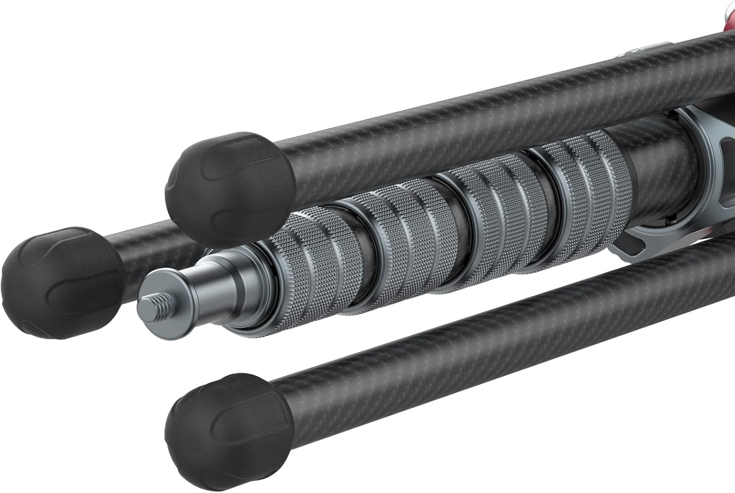 Carbon Lichtstativ, 47-194 cm, mit Handyhalterung - 34% Rabatt