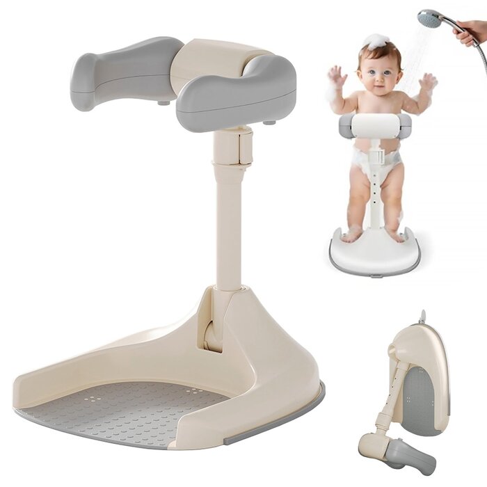 Ergonomischer Baby-Badesitz Grau - 31% Rabatt