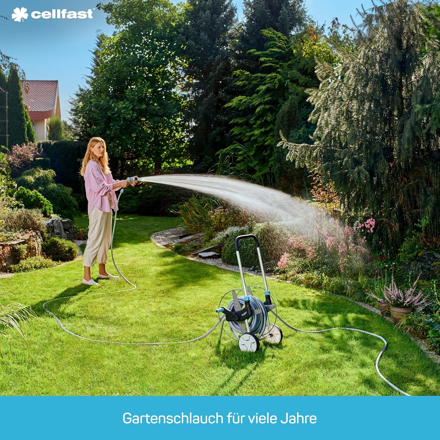Profi-Gartenschlauch 50m 3/4 Zoll 6-lagig schwarz - 34% Rabatt