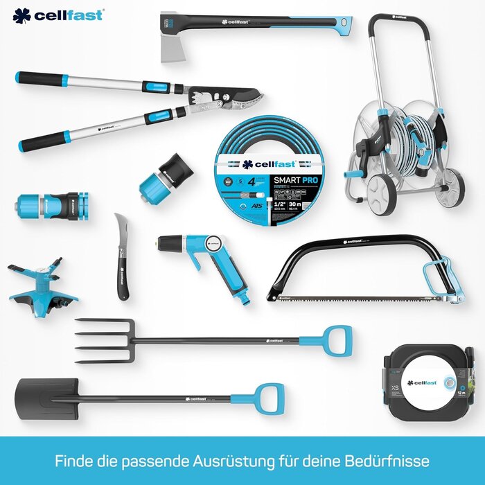 Profi-Gartenschlauch 50m 3/4 Zoll 6-lagig schwarz - 34% Rabatt