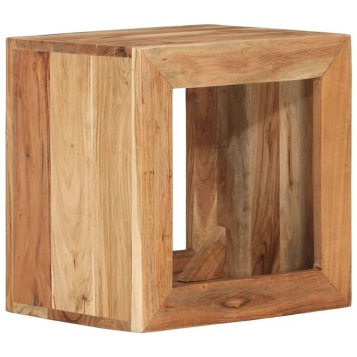 Vidaxl Hocker aus massivem Akazienholz 40 x 30 x 40 cm - 34% Rabatt
