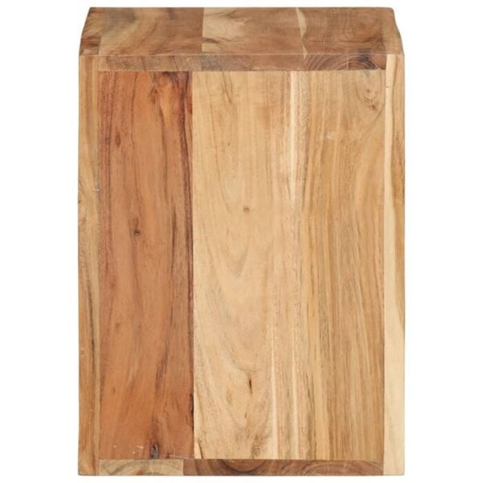 Vidaxl Hocker aus massivem Akazienholz 40 x 30 x 40 cm - 34% Rabatt