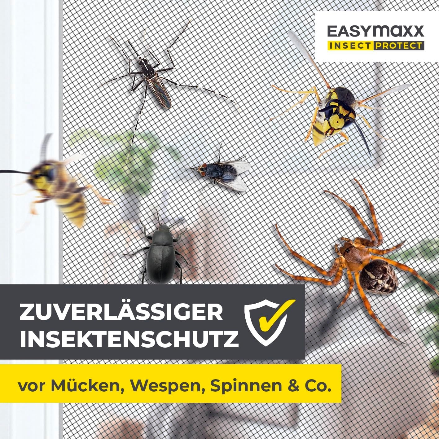 Teleskop-Insektenschutz Fenster Anthrazit - 33% Rabatt