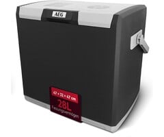 Thermoelektrische Kühlbox 28L Grau-Schwarz Gr. M - 41% Rabatt