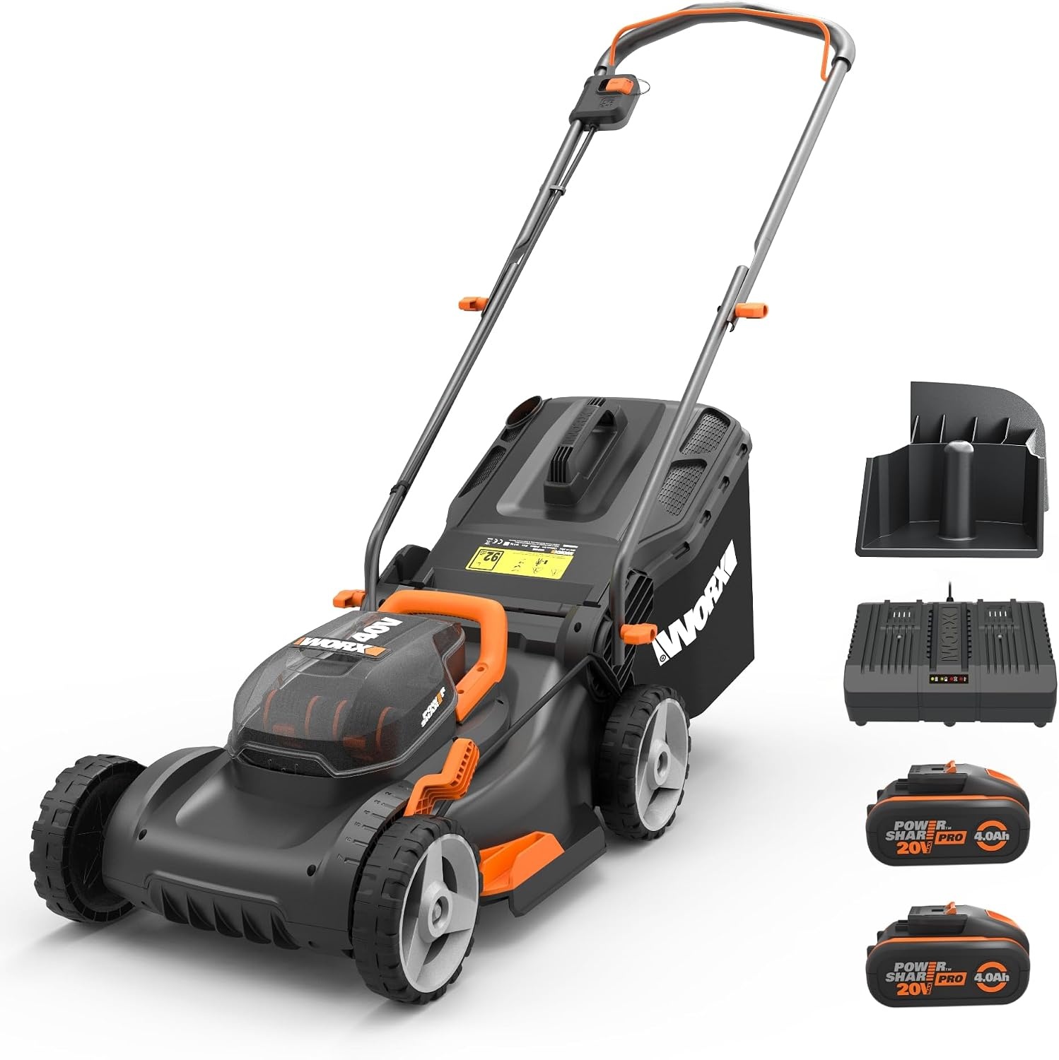 Rasenmähermesser für WORX WG743E, 40 cm, Schwarz, Größe S, 31% Rabatt