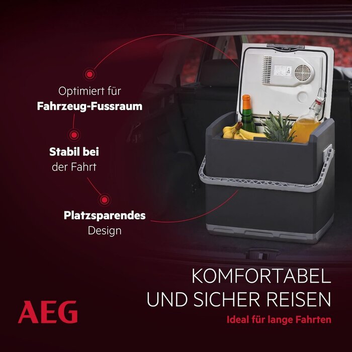 Thermoelektrische Kühlbox 28L, 12V/230V - Schwarz - 34% Rabatt