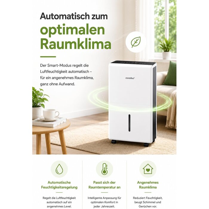 Luftentfeuchter 50L für 100m² - 35% Rabatt