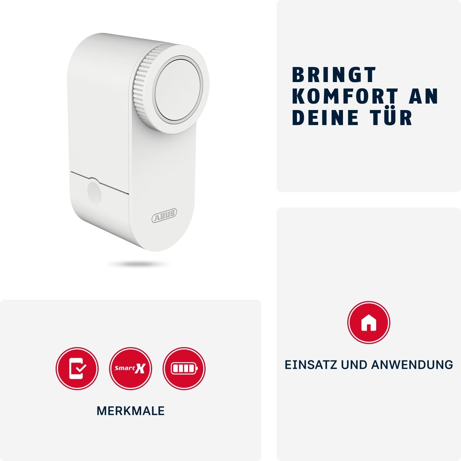 Smart-Türschlossantrieb weiß S - 35% Rabatt