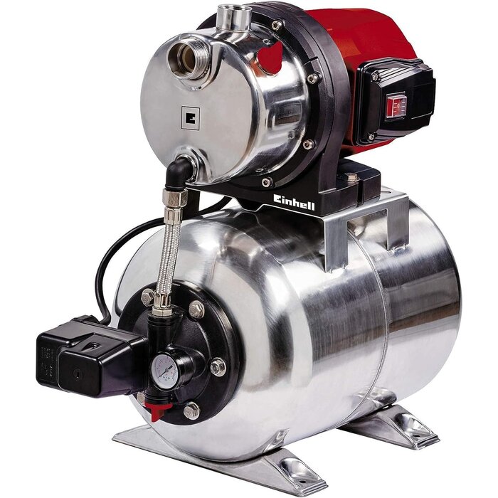 Einhell Hauswasserwerk 1200W, 5000L/h, 20L Edelstahl-Druckkessel - 35% Rabatt