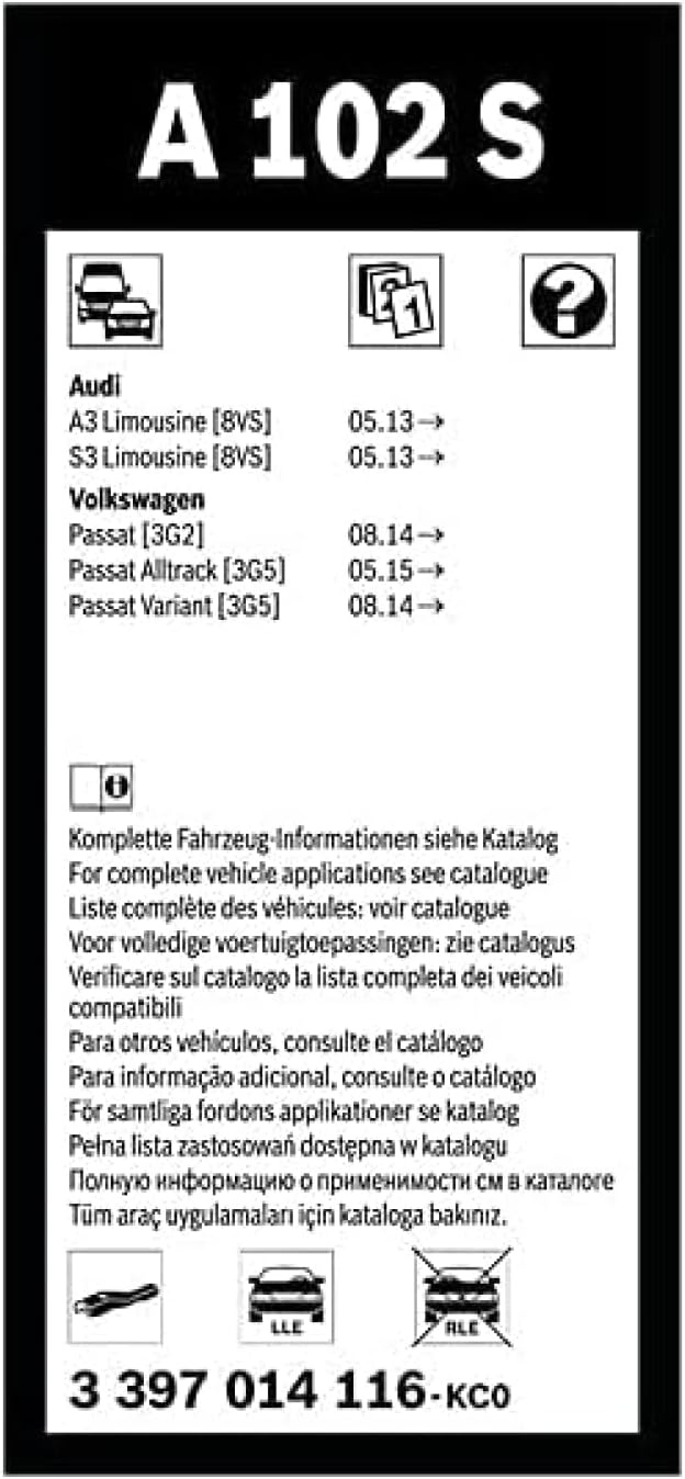 Bosch Scheibenwischer-Set Aerotwin A102S Frontscheibe - 30% Rabatt
