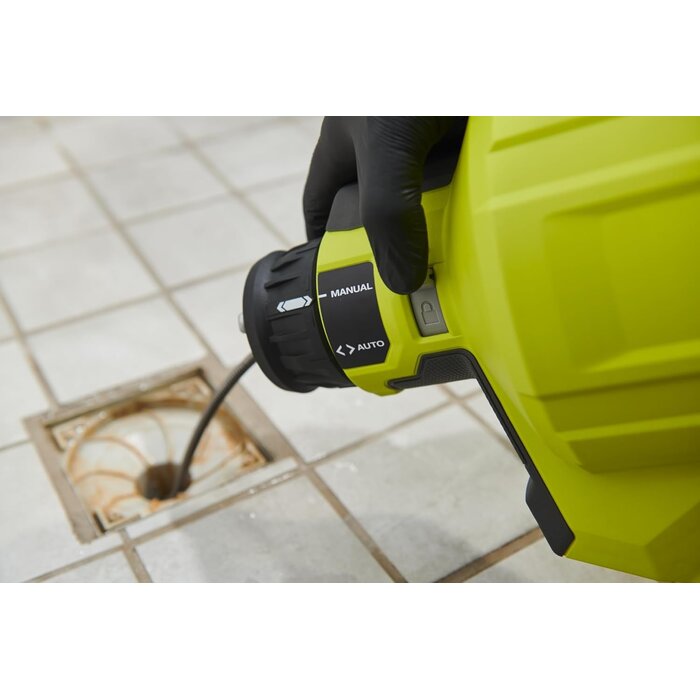 Akku-Rohrreiniger 18V für Abflüsse, 7,6 m Spirale - 34% Rabatt