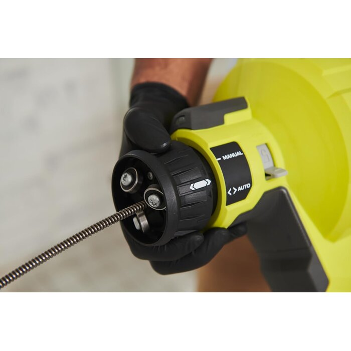 Akku-Rohrreiniger 18V für Abflüsse, 7,6 m Spirale - 34% Rabatt