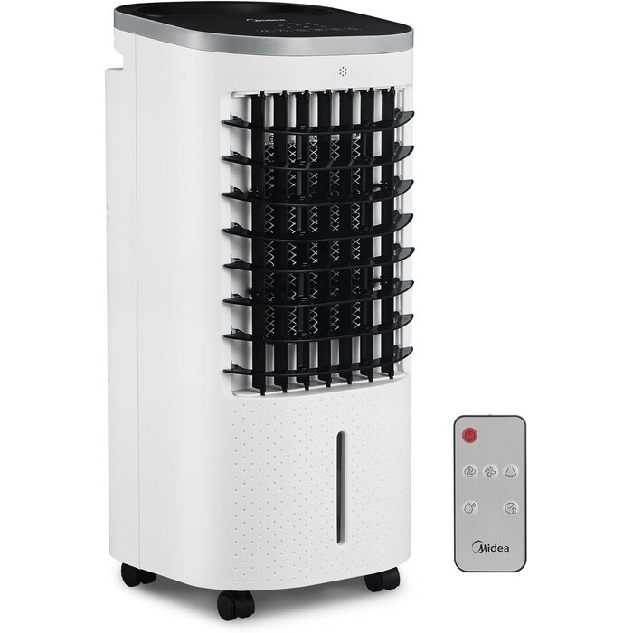 Mobiler 4-in-1 Luftkühler & Ventilator, 5L, Schwarz - 30% Rabatt