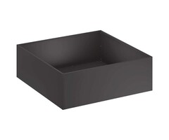Vidaxl Quadratischer Pflanzkübel 60x60x20 cm - Stahl Schwarz - 39% Rabatt