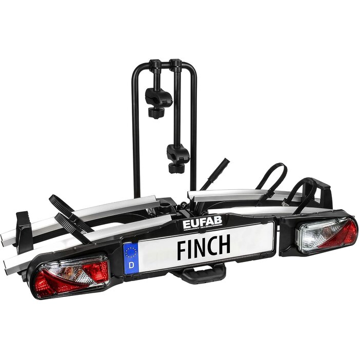 Fahrradträger für 2 E-Bikes, Anhängerkupplung, abklappbar - 35% Rabatt