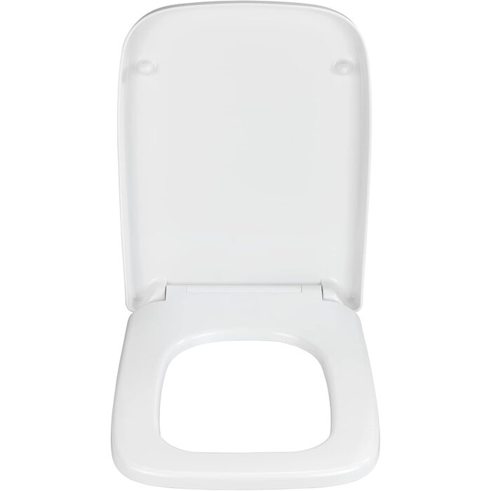 WC-Sitz mit Absenkautomatik, Duroplast, Weiß - 33% Rabatt