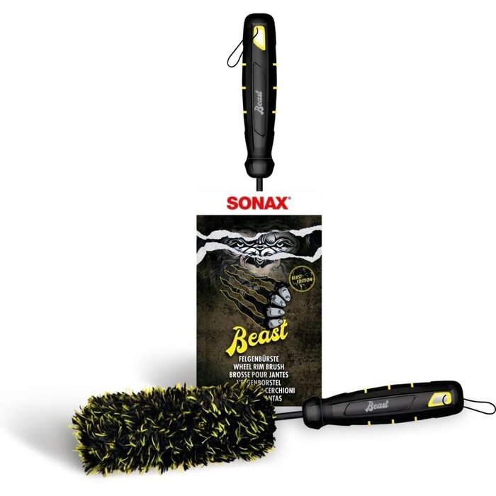 Felgenbürste Beast Edition Größe S gelb-schwarz - 25% Rabatt