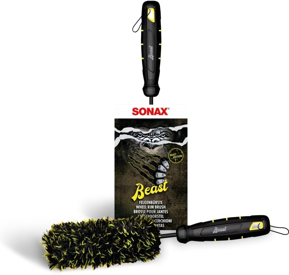 Felgenbürste Beast Edition Größe S gelb-schwarz - 25% Rabatt