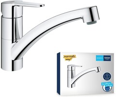 Grohe Küchenarmatur mit 140° Schwenkbereich, Chrom - 33% Rabatt
