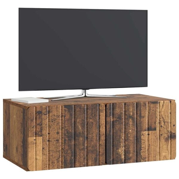 Vidaxl TV-Wandschrank Altholz-Optik 78,5cm - 34% Rabatt - Hängendes Möbelstück