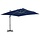 Luxus Ampelschirm 3x3 m Azurblau - 34% Rabatt auf Retourenware