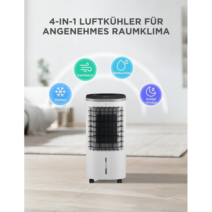 Mobiler 5-in-1 Luftkühler 5L - 34% Rabatt auf unbenutztes Ausstellungsstück