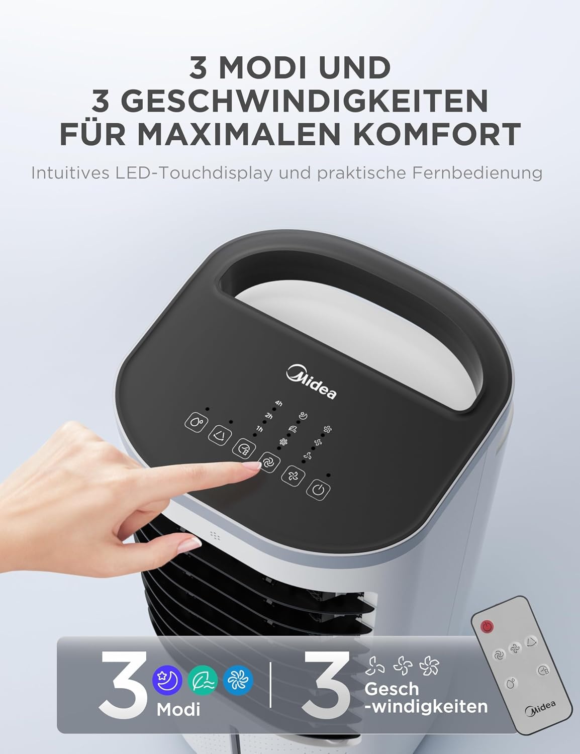 Mobiler 5-in-1 Luftkühler 5L - 34% Rabatt auf unbenutztes Ausstellungsstück