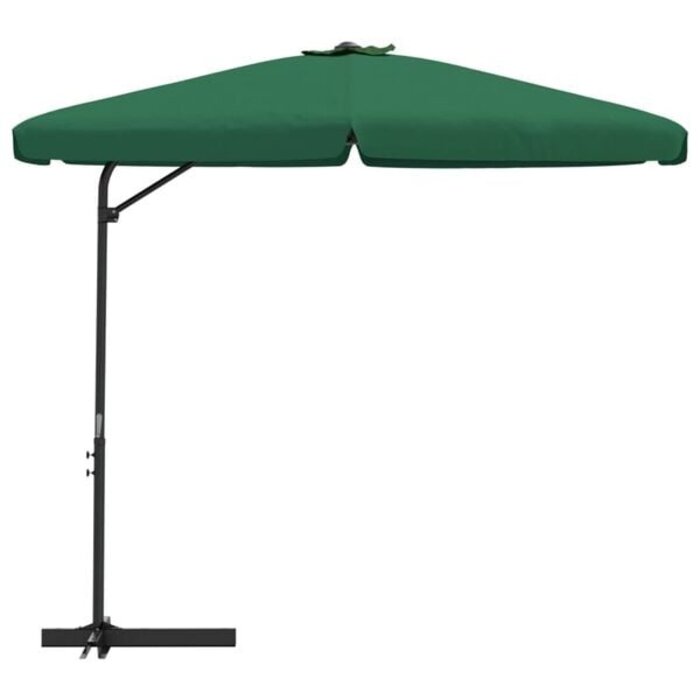 Vidaxl Gartenschirm 300 cm grün mit Stahlmast - 34% Rabatt