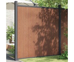 Vidaxl WPC Sichtschutzzaun 173x186 cm, Braun - 42% Rabatt