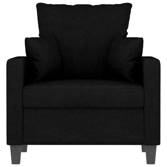 Vidaxl Moderner Sessel 60 cm Stoff Schwarz - 29% Rabatt