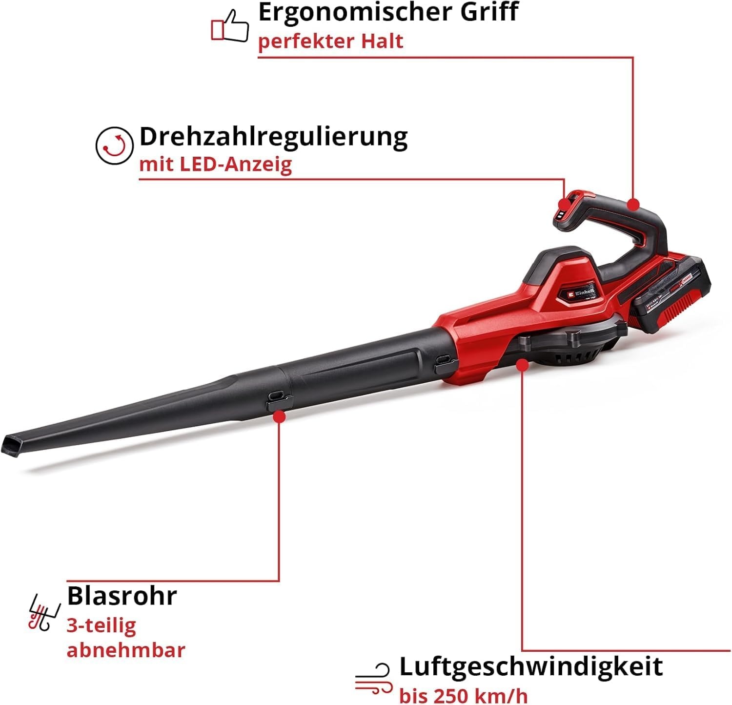 Einhell Akku-Universalgebläse 18V inkl. Akku & Ladegerät - 34% Rabatt