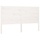 Kopfteil für Bett 146x100cm Massivholz Weiß - 79% Rabatt