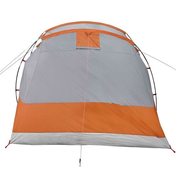 Tunneltent für 4 Personen - Grau/Orange - 35% Rabatt