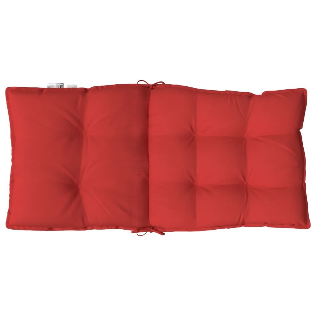 2er-Set Stuhlkissen 100x50cm Rot - 34% Rabatt auf Rückläufer