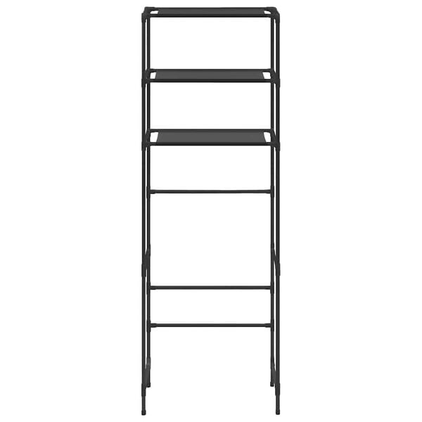Toilettenregal 3 Ablagen Schwarz 53x28x169 cm - 30% Rabatt