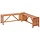 Garteneckbank mit Pflanzkübel Akazie 117x117cm - 34% Rabatt