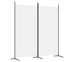Vidaxl Raumteiler mit 2 Paneelen, 175x180 cm, Weiß - 37% Rabatt