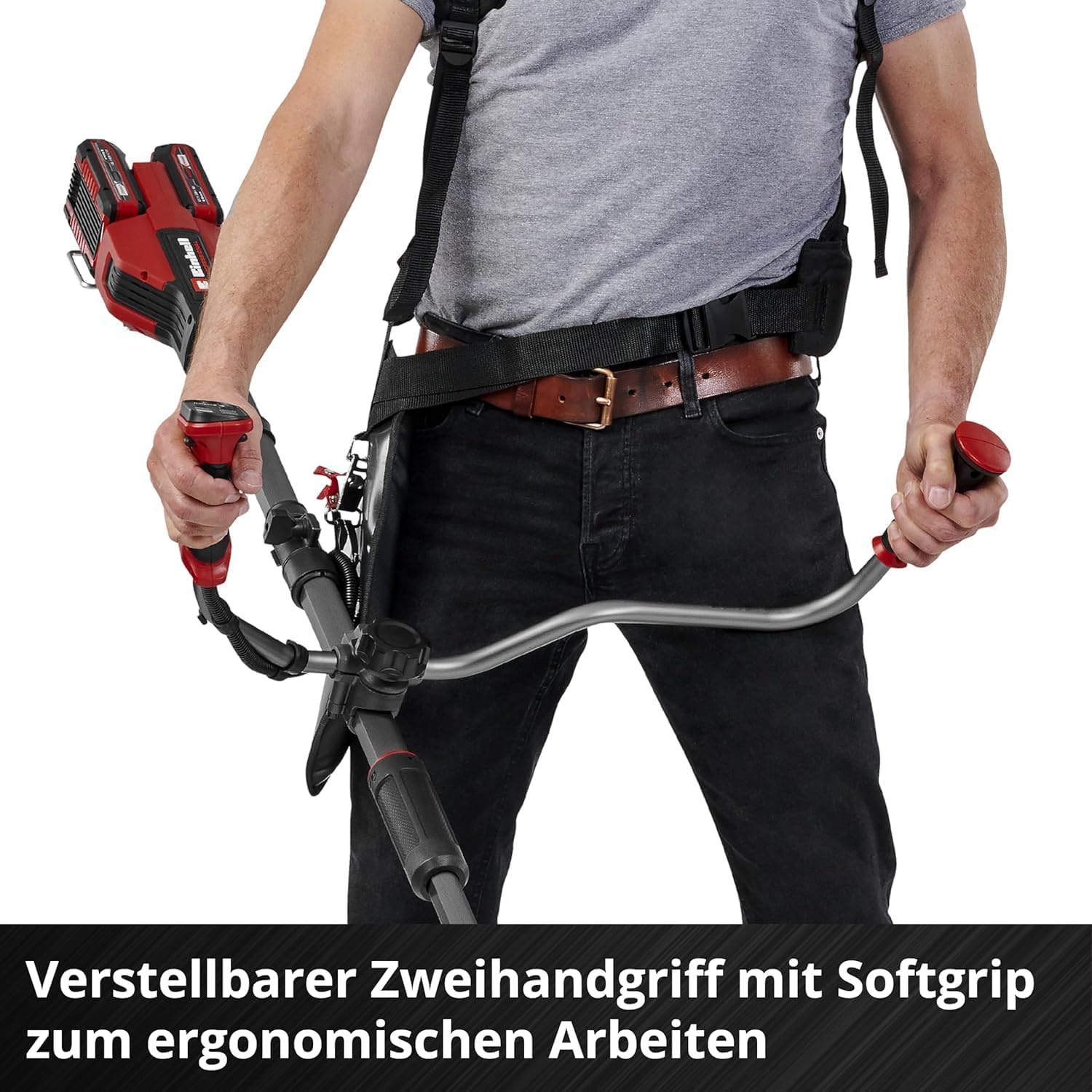 Akku-Motorsense 36V 43cm Schwarz-Rot L - 35% Rabatt