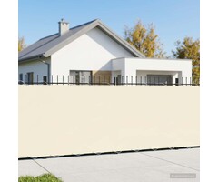 Vidaxl Balkon Sichtschutz 180 x 500 cm, Cremefarben - 38% Rabatt