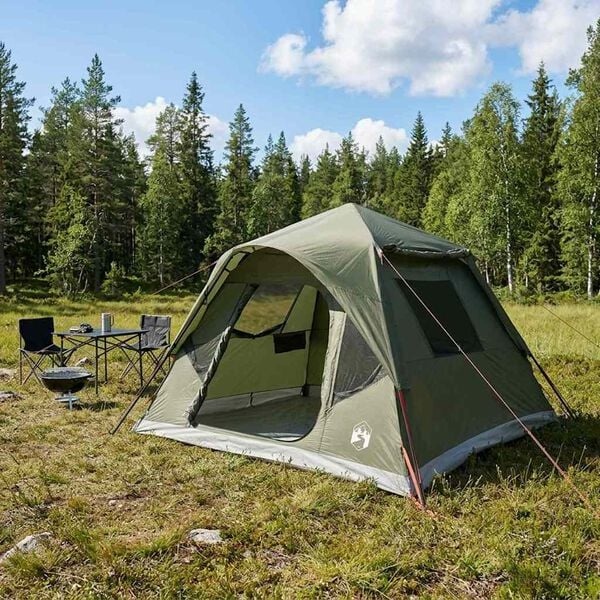 Großes Campingzelt in Olivgrün 305x275cm - 30% Rabatt