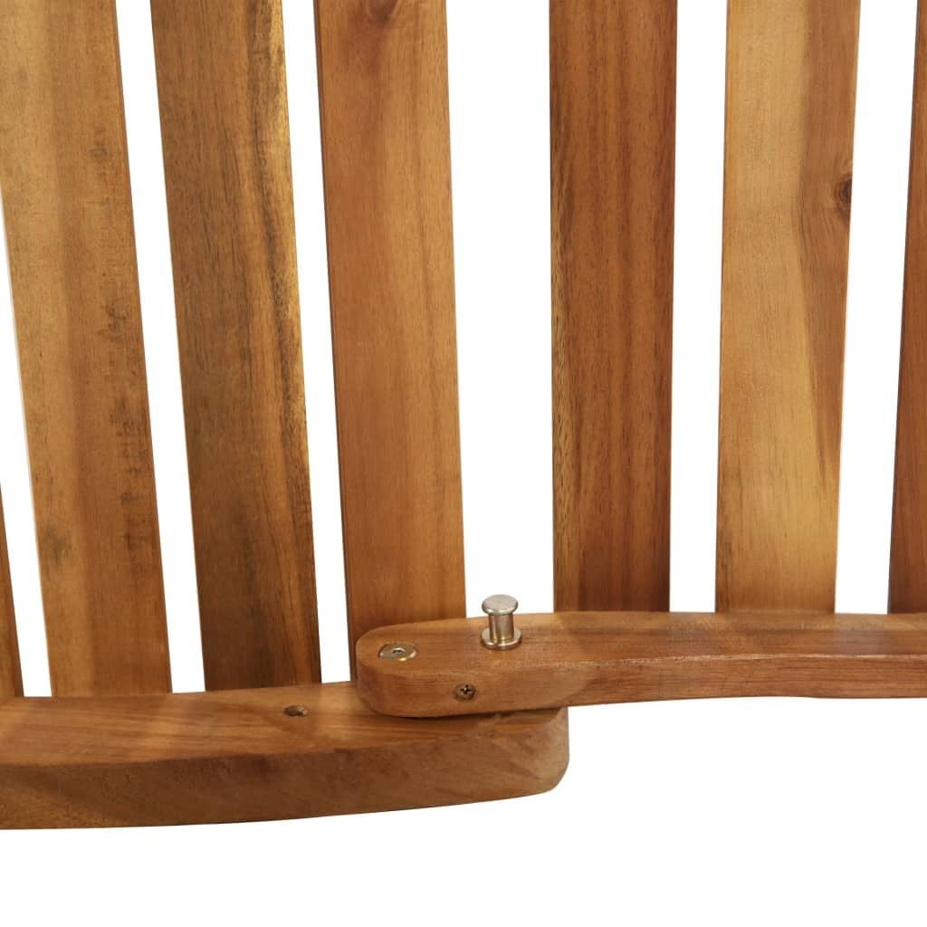 Gartenliege Akazienholz mit Polster - 35% Rabatt