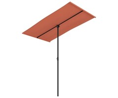 Vidaxl Sonnenschirm 180x110 cm Terrakotta Aluminiummast - 39% Rabatt