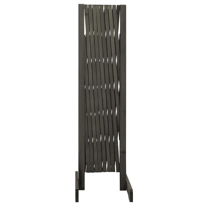 Ausziehbares Fichtenholz-Gartenspalier Grau 180x100cm - 31% Rabatt