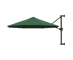 Vidaxl Wandparasol 300 cm Grün - 40% Rabatt