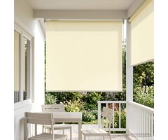 Vidaxl Außenrollvorhang 140x230 cm, Crème - 43% Rabatt